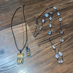 Preowned Henri BENDEL Necklaces 2 different style necklaces